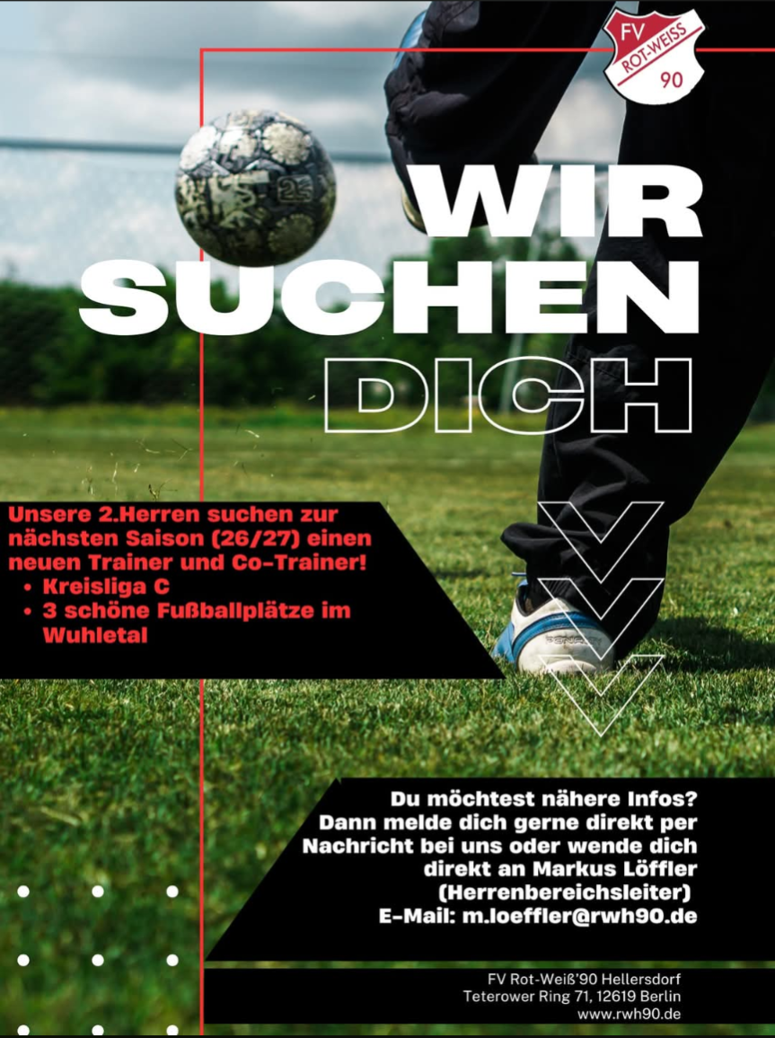Spielersuche 2.Herren