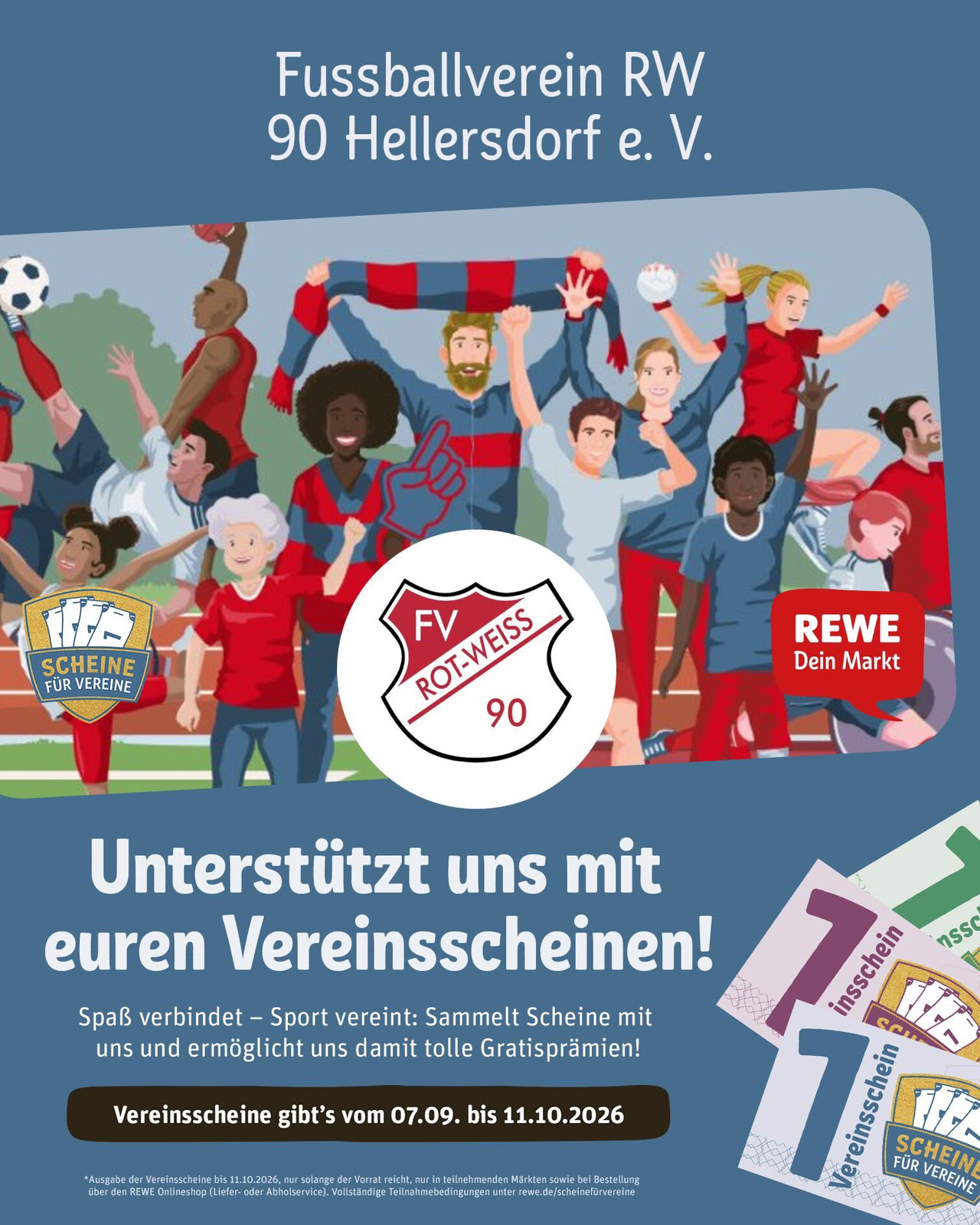 Scheine für Vereine – FV Rot-Weiß 90 Hellersdorf